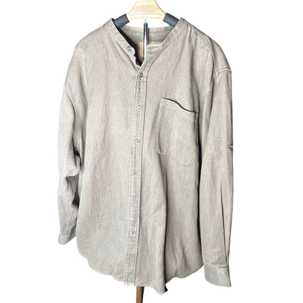 King Ranch men's heavy duty size xl long sleeve button down shirt